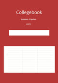 Collegebook: Vokabeln, 3 Spalten