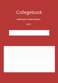 Collegebook: Mathematik, Physik & Notizen